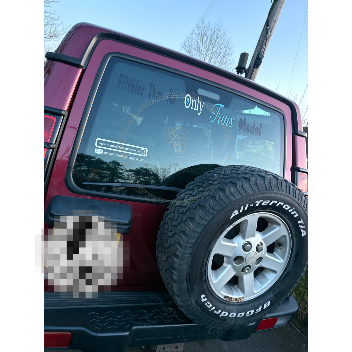 4x4 Filthier Than An OF Model Vinyl Sticker