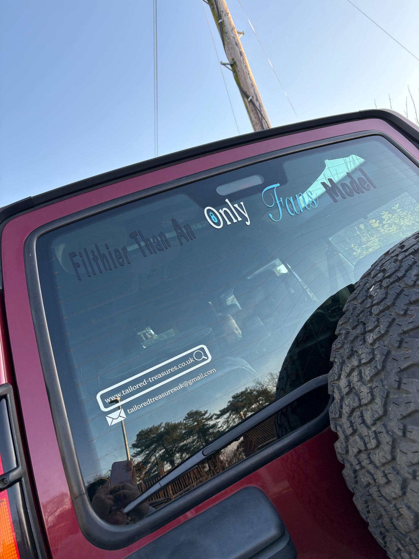 4x4 Filthier Than An OF Model Vinyl Sticker